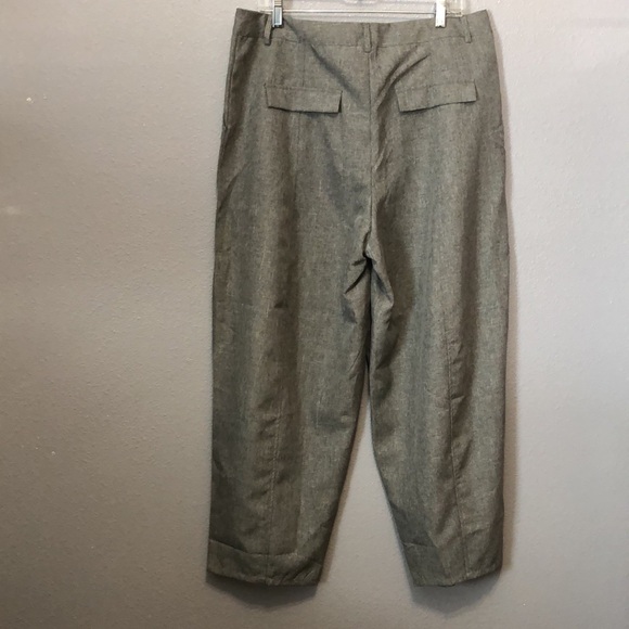 NEW Zanzea pants Women's XXXL gray tweed lightweight polyester trousers NWT - Picture 8 of 13